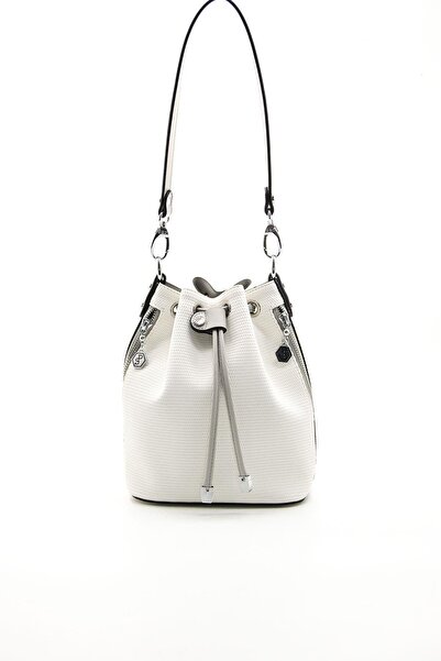 Silver Polo A.grey SP1137 - حقيبة كتف نسائية بيضاء