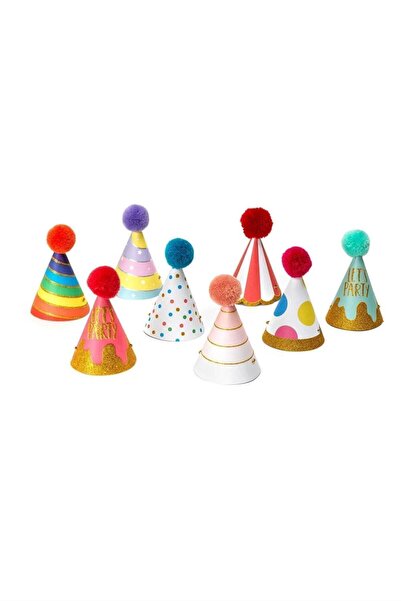 Legami Parti Şapkaları 8'li Set