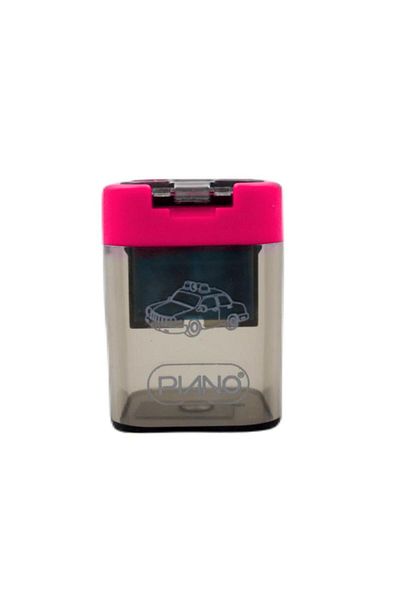 Piano Pencil Sharpener Double Blade with Tank Neon Ctk-278