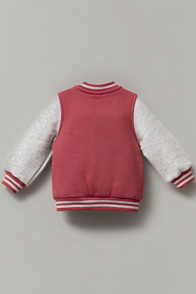 Mother Love SofT Furry College Collar Bomber Cardigan