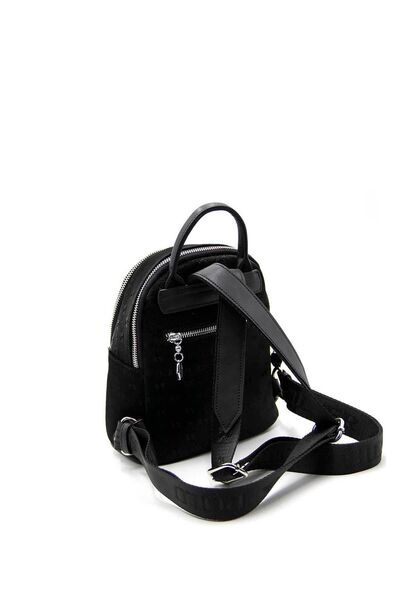 Silver Polo Μαύρο - Μαύρο Γυναικείο Σακίδιο Πλάτης Nv983