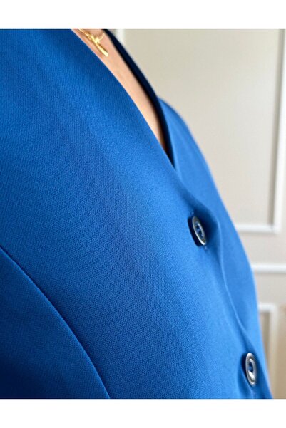 nidistore Women's Parliament Blue Short Vest