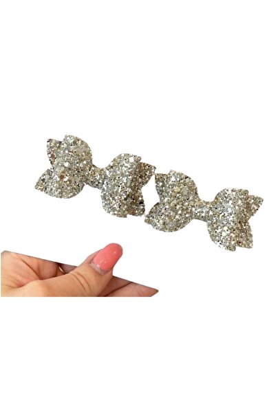damlakids 2 Li Bebek Gümüş Mini Klips Toka