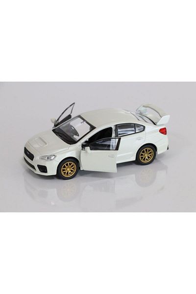 WELLY Licensed Subaru Wrz Sti Pull Drop Model Metal Car (1:34) (Color Specified)