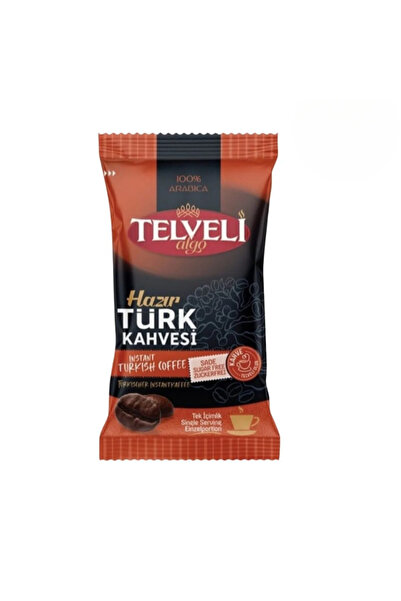 ALGO TELVELİ قهوة تركية جاهزة من ألجو تيلفي، عادي، 18 قطعة