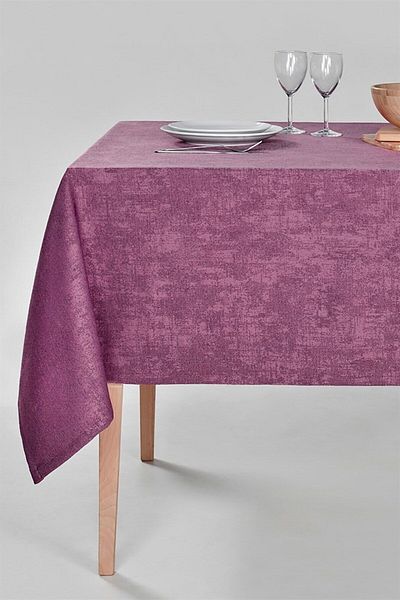 Denizli Concept 150x215 Cm Față de masă Jacquard Plum Design Milano - Rezistent la pete Elegant