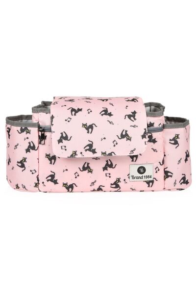 brandbaby حقيبة العناية بالأم والطفل / حقيبة السيارة بنمط القطة