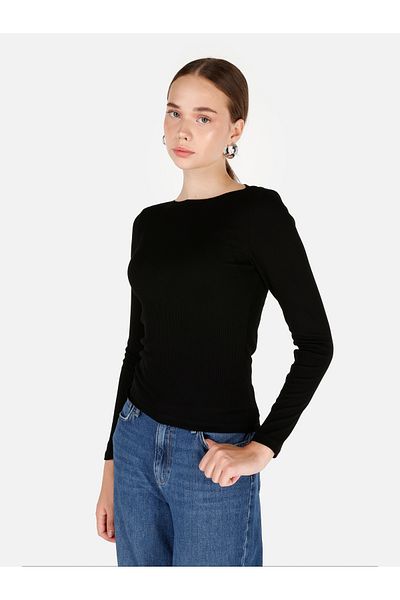 Colin's Tricou negru pentru femei U.Kol