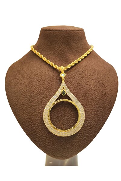 Ceylin Gold Altın Kaplama Tam Altın 60 Cm Zincirli Çerçeve