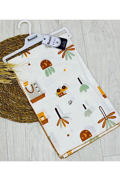 ByBest Beauty Miniworld Muslin Baby Blanket - Multi-purpose