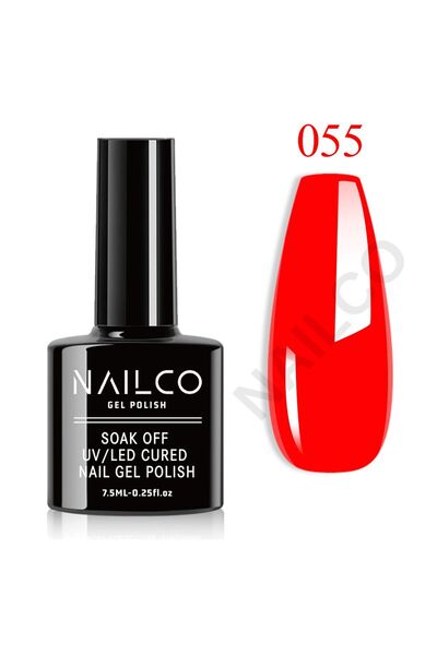 Naıl Co Uv Led Kalıcı Oje 7.5 ml (Neon Kırmızı) M5 NC055