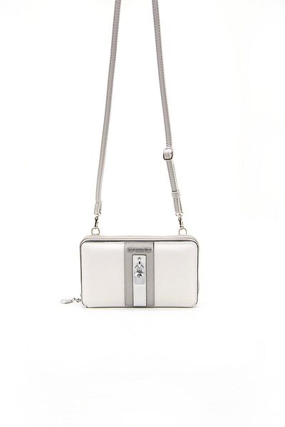 Silver Polo A.grey White Sp1138 - Women's Wallet and Card Holder, Silver Polo