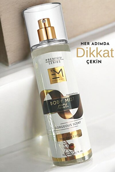 EM AMANOS BEAUTY Body Mist Vücut Parfümü - Premium Seri Paris Kokusu Afrodizyak Etkili Vücut Spreyi