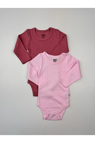 EFU BABY طقم بدلة أطفال قطنية بأكمام طويلة مكونة من قطعتين