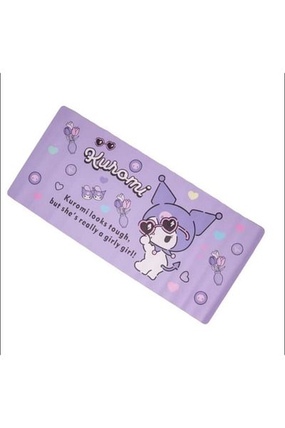 synshop Sanrio Kawaii Kuromi Mousepad - Drăguț, supradimensionat, tastatură cu covoraș de masă, pentru fete de jocuri de birou