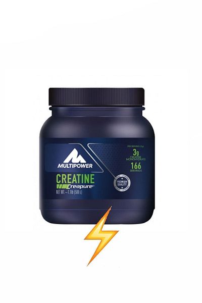 Multipower Creatine Powder 500 Gr Creatine Monohydrate Muscle Strength Energy Endurance Enhancer