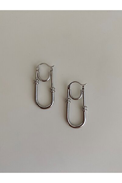 Owentis Çelik Silver Ataç Model Keith Küpe -kararma yapmaz-