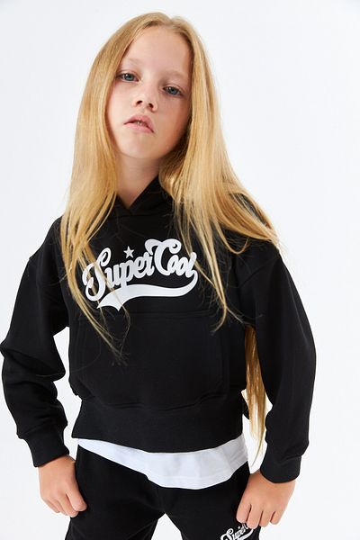 Serbend Sgk-1321 Serbend Kids Girls Hooded School Sweatshirt