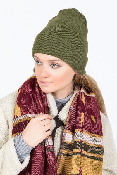 POSUSS Women's Beanie Khaki Without Pompons - Ps1136