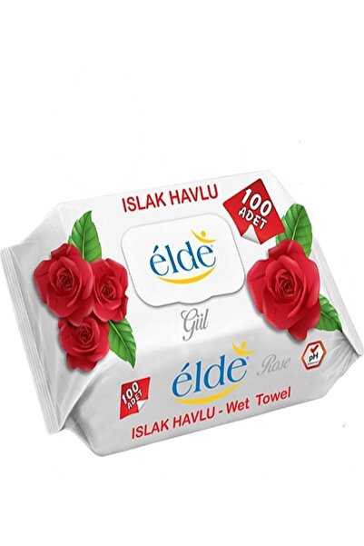 ELDE مناديل مبللة بالورد 100 ورقة