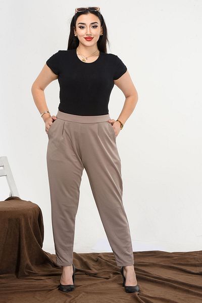 ZBK Women's Large Size Carrot Leg Pants
