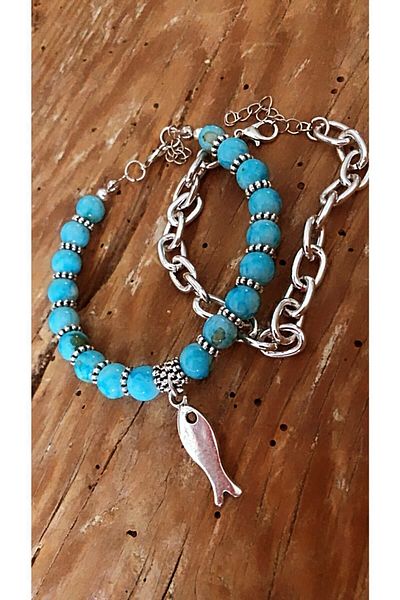 by özllem Design Fish Bracelet Set