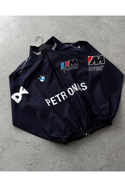 Justin BMW ///M Oversize ретро унисекс яке / дъждобран