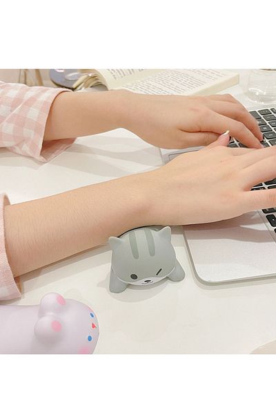 Meyra Accessories New Cute Wrist Rest Support Mouse Pad For Computer Laptop Armrest Soft Squishy