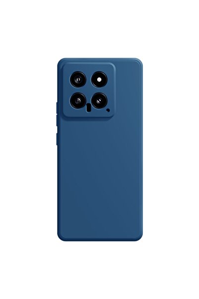 Fibaks Xiaomi Mi 14 Kılıf Kamera Çıkıntılı Içi Kadife Lansman Yumuşak Dokulu Silikon Kapak
