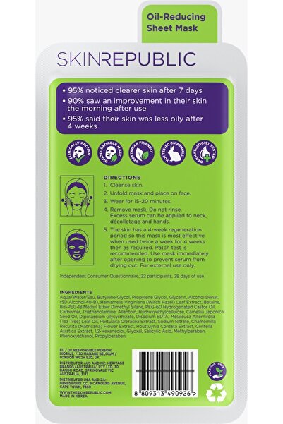 Skin Republic Spots + Belmish Face Mask