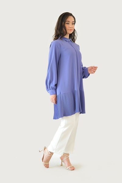 Rukayyel Lilac Nova Pleated Tunic