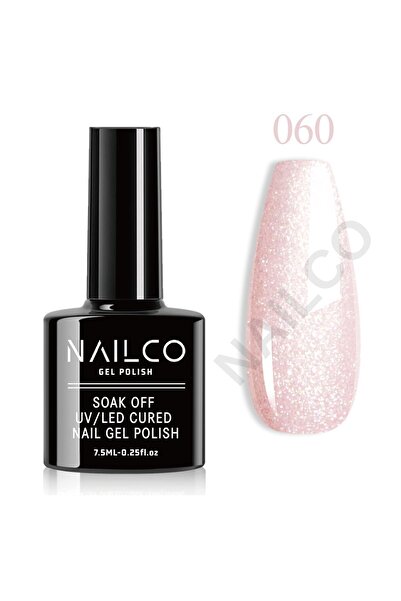 Naıl Co Uv Led Kalıcı Oje 7.5 ml (Simli Pembe) M844 NC060