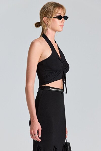 boutiquen 2697 Front Gathered Crop