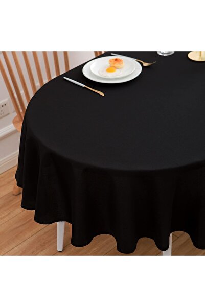 Zeren Home Care-free Liquid-proof Oval Tablecloth