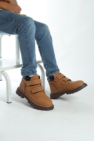 Moda Lime Зимни ботуши за момчета - водоустойчиви нови модни обувки