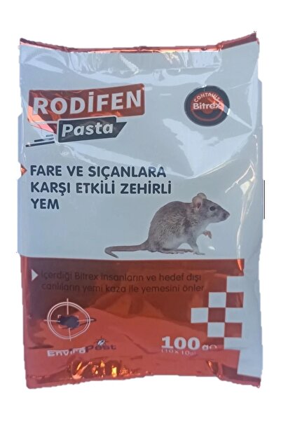 enviropest Rodifen Fare Zehri 100gr (tarla Faresi, Lağım Faresi Ve Ev Fındık ...