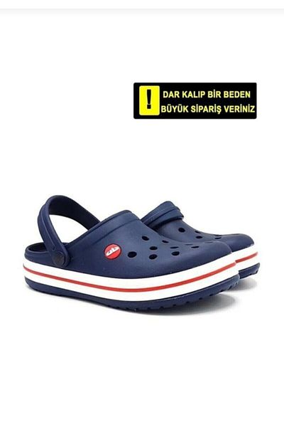 Özkan Ayakkabı Akınal Bella Navy Blue Unisex Sabo Hospital Slippers Nurse Doctor Slippers