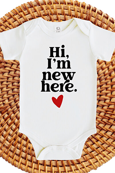 melolisa بدلة للفتيات الصغيرات بتصميم قلب Hello Im New Here - موديل لحديثي ال...