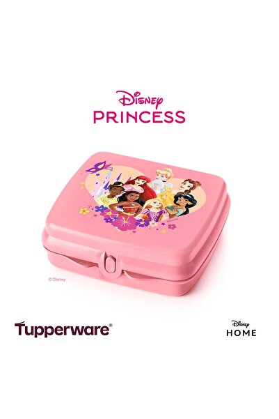 Tupperware صندوق ساندويتش الأميرة باللون الوردي