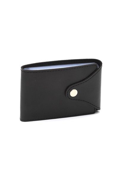2K Credit Card Holder Black 10 Sheets Horizontal 7x10,5 Cm