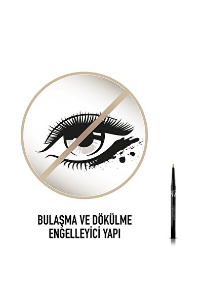 Max Factor Suya Dayanıklı Altın Rengi Eyeliner - Excess Intensity Long Wear Eyeliner 01 Gold 4015600805302
