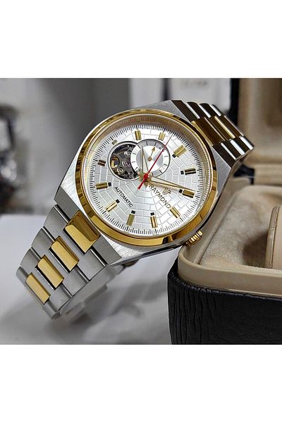 Raymond 40 mm Automatic Battery-Free Men's Wrist Watch - Japanese Mechanism