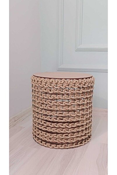 Egindra Καλάθι ρούχων από φυσική ψάθα 30 εκ. - Οργανωτής με καπάκι