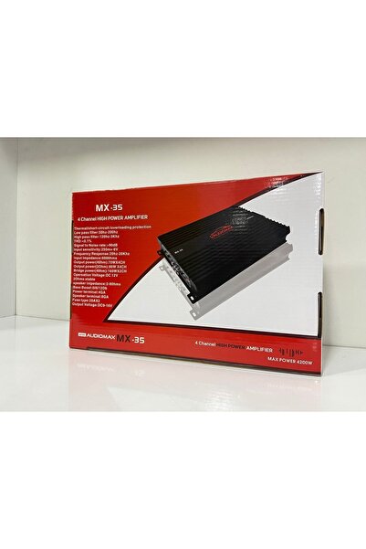 Genel Markalar AUDIOMAX 4200 WAT 4X70 RMS 4 KANAL PRO SERİ AMFİ ŞOK KAMPANYA