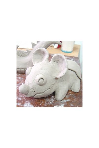 Das 5 Pieces Air Drying Ceramic Clay Plasticine Natural 250 Gr White