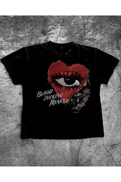 MAYDAY CULTURE Γυναικείο μπλουζάκι με στάμπα με λαιμόκοψη σε μήκος μέσης