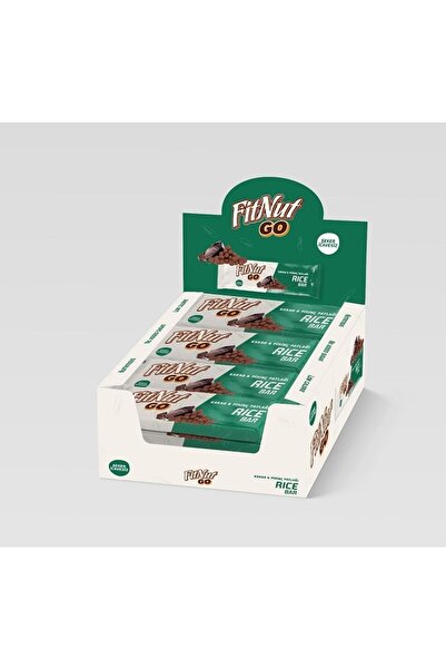 FitNut Rice Bar-12 Adet X 20 gr  Çikolatalı Pirinç Patlağı Barı