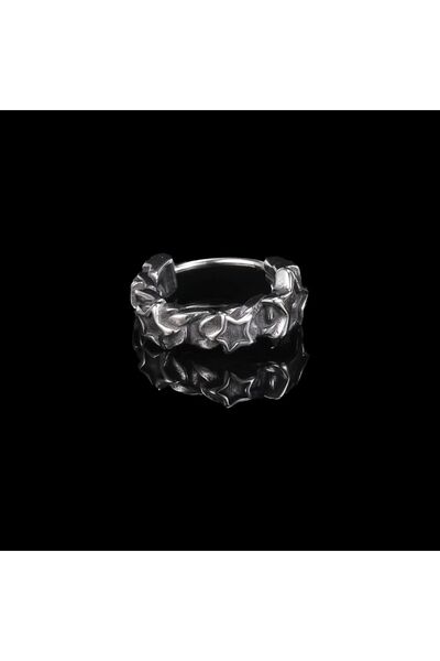 Viking نجمة مطرزة للجنسين 316L أقراط غير مشوهة