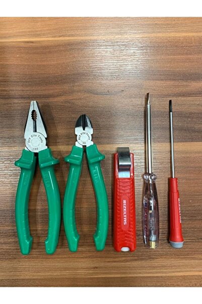 İzeltaş Elta 5 Parça Usta Seti 180 Mm Elta Pense 160 Mm Elta Yan Keski Set