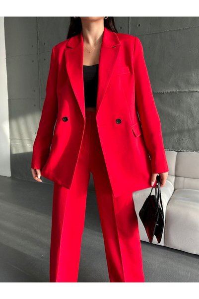 Moda İkra kadın ceket pantolon takım